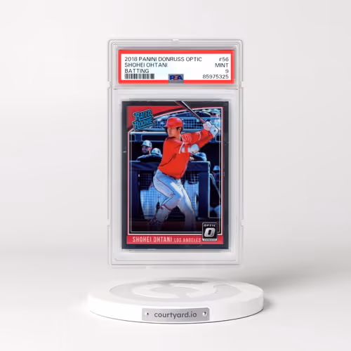 2018 Panini Donruss Optic #56 Shohei Ohtani - Batting (PSA 9 MINT)