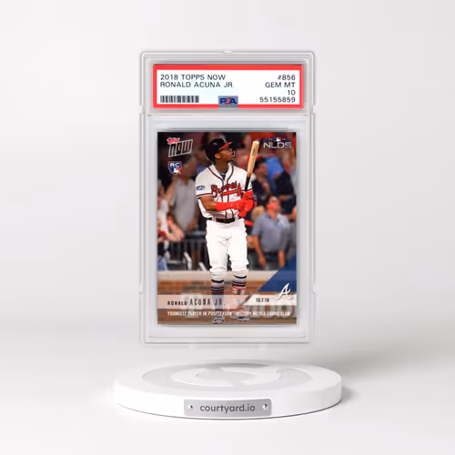 2018 Topps Now #856 Ronald Acuna Jr. (PSA 10 GEM MINT)