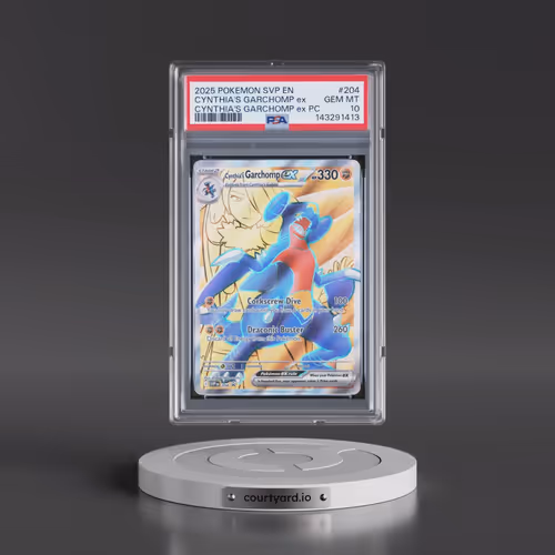 2025 Pokémon Svp EN-SV Black Star Promo #204 Cynthia's Garchomp EX - Holo Cynthia's Garchomp EX Prem