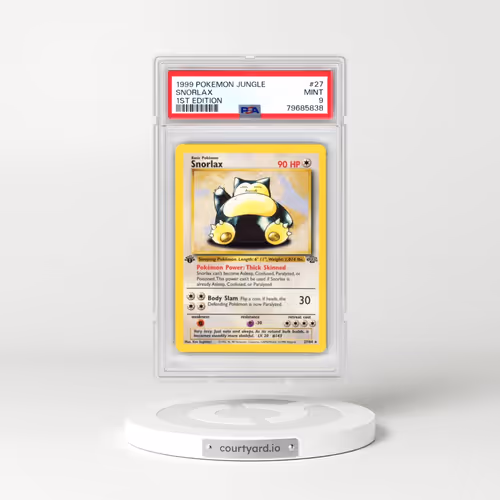 1999 Pokémon Jungle #27 Snorlax - 1st Edition (PSA 9 MINT)