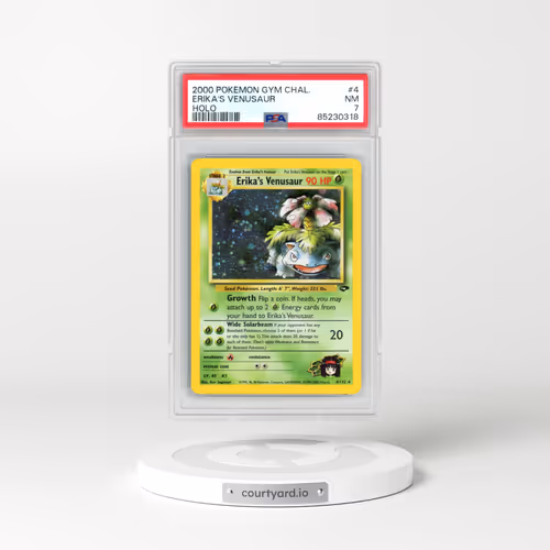 2000 Pokémon Gym Challenge #4 Erika's Venusaur - Holo (PSA 7 NM)