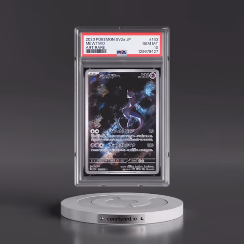 2023 Pokémon Sv2a-Pokemon 151 #183 Mewtwo - Art Rare (PSA 10 GEM MINT)