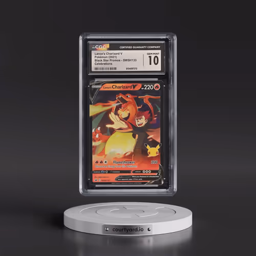 2017 Black Star Promos - Sword & Shield #SWSH133 Lance's Charizard V - Celebrations (Holo) (CGC 10 G