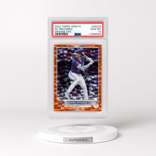2022 Topps Update #US223 MJ Melendez - Orange Foil (PSA 10 GEM MINT)