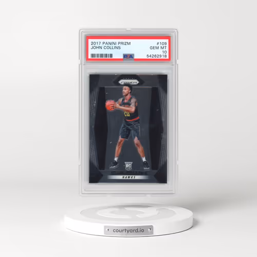 2017 Panini Prizm #109 John Collins (PSA 10 GEM MINT)