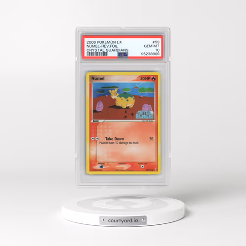 2006 Pokémon EX Crystal Guardians #59 Numel - Reverse Foil (PSA 10 GEM MINT)