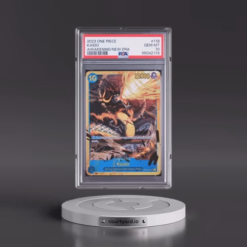 2023 One Piece OP05-Awakening of the New Era #118 Kaido (PSA 10 GEM MINT)