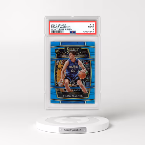 2021 Panini Select #15 Franz Wagner - Light Blue Prizm (PSA 9 MINT)