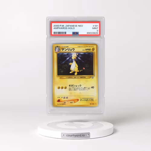 2000 Pokémon Neo #181 Ampharos - Holo (PSA 9 MINT)