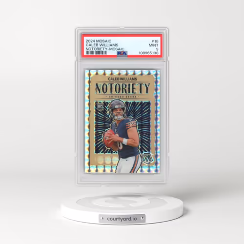 2024 Panini Mosaic Notoriety #18 Caleb Williams - Mosaic (PSA 9 MINT)