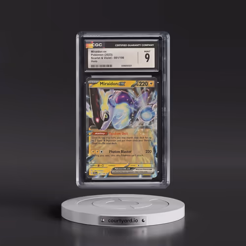 2023 Scarlet & Violet #081/198 Miraidon ex - Holo (CGC 9 MINT)