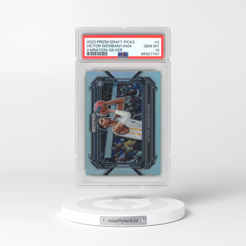 2023 Panini Prizm Draft Picks #2 Victor Wembanyama - Variation-Silver Prizm (PSA 10 GEM MINT)