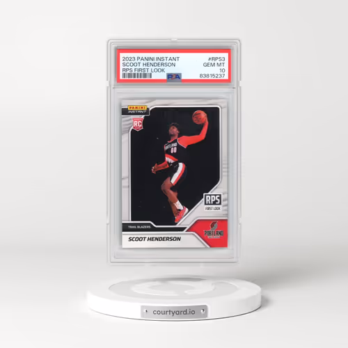 2023 Panini Instant Rps First Look #RPS3 Scoot Henderson (PSA 10 GEM MINT)