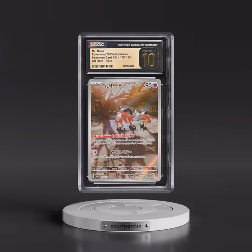 2023 Pokémon Card 151 #179/165 Mr. Mime - Art Rare Holo (CGC 10 PRISTINE)