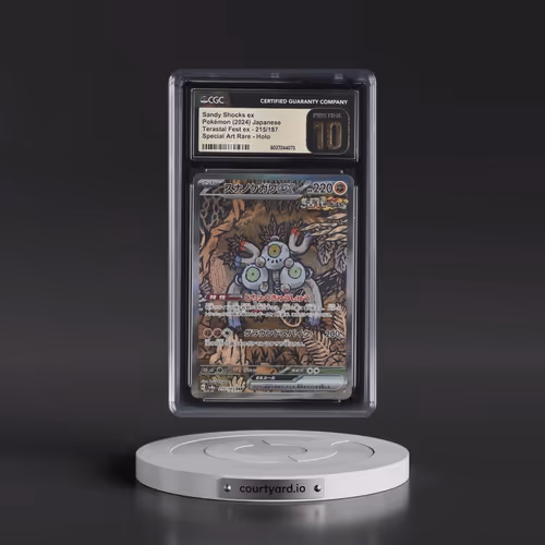 2024 Pokémon Sv8a-Terastal Fest EX #215 Sandy Shocks EX - Holo Special Art Rare (CGC 10 PRISTINE)