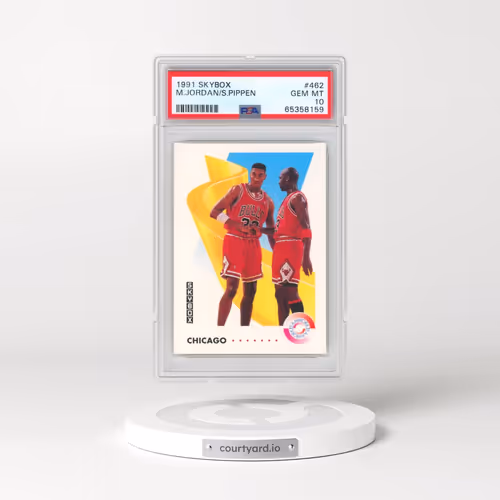 1991 Skybox #462 Michael Jordan/Scottie Pippen (PSA 10 GEM MINT)