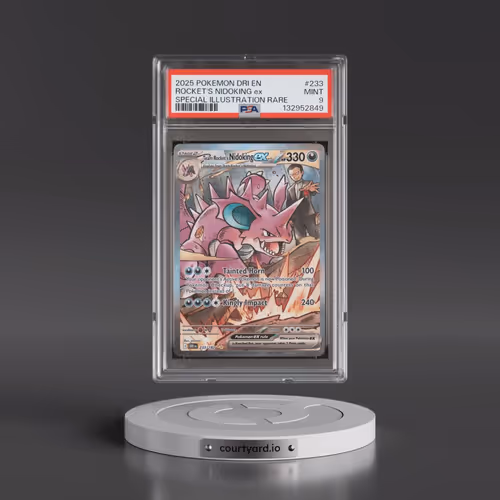 2025 Pokémon Dri EN-Destined Rivals #233 Team Rocket's Nidoking EX - Holo Special Illustration Rare