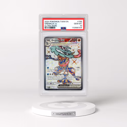 2024 Pokémon Twm EN-Twilight Masquerade #198 Greninja EX - Holo Ultra Rare (PSA 10 GEM MINT)