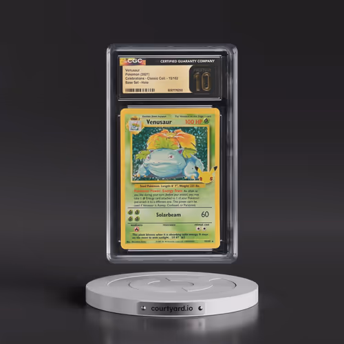 2021 Celebrations - Classic Collection #15/102 Venusaur - Base Set Holo (CGC 10 PRISTINE)