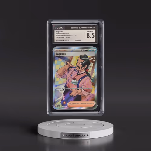 2023 Paldea Evolved - PAL EN #255/193 Saguaro - Ultra Rare Holo (CGC 8.5 NM-MT+)