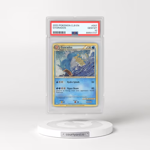 2023 Pokémon Clb-Trading Card Game Classic Blastoise & Suicune EX Deck #007 Gyarados (PSA 10 GEM MINT)