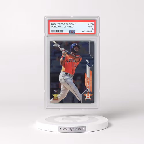 2020 Topps Chrome #200 Yordan Alvarez (PSA 9 MINT)