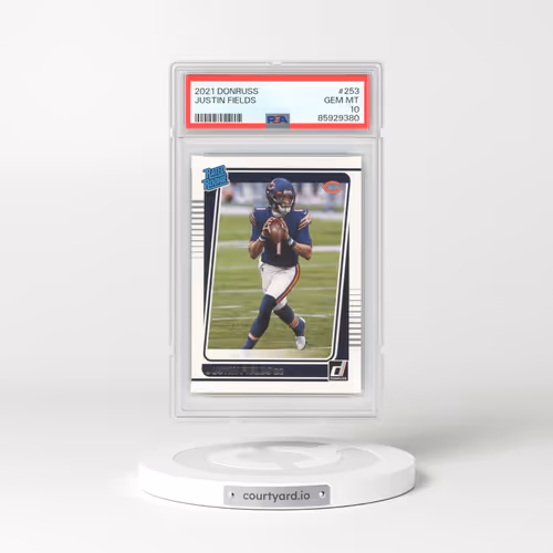 2021 Panini Donruss #253 Justin Fields (PSA 10 GEM MINT)