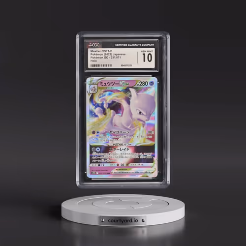 2022 Pokémon GO #031/071 Mewtwo VSTAR - Holo (CGC 10 GEM MINT)