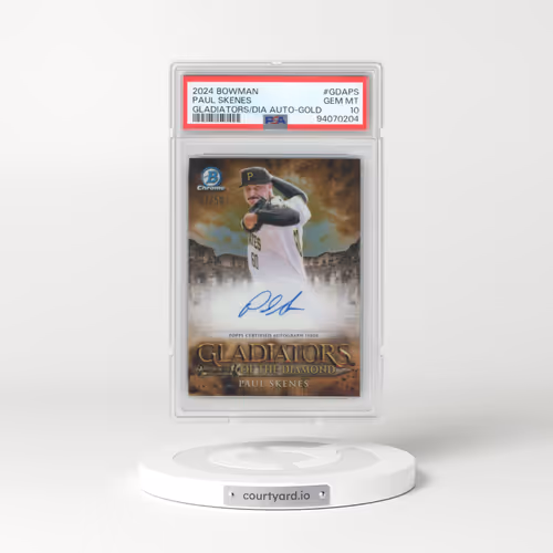 2024 Bowman Gladiators of the Diamond Autographs #GDAPS Paul Skenes - Gold (PSA 10 GEM MINT)