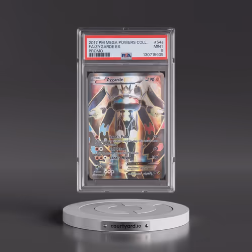 2017 Pokémon Mega Powers Collection Promo #54a Zygarde EX - Holo Full Art (PSA 9 MINT)