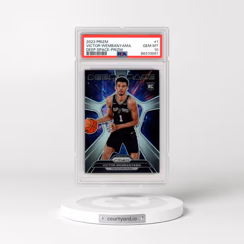 2023 Panini Prizm Deep Space #1 Victor Wembanyama - Silver Prizm (PSA 10 GEM MINT)
