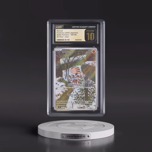 2025 Pokémon SV9-Battle Partners #106 Swinub - Art Rare (CGC 10 PRISTINE)