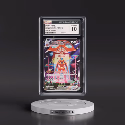 2022 VSTAR Universe #222/172 Deoxys VMAX - Special Art Rare Holo (CGC 10 GEM MINT)