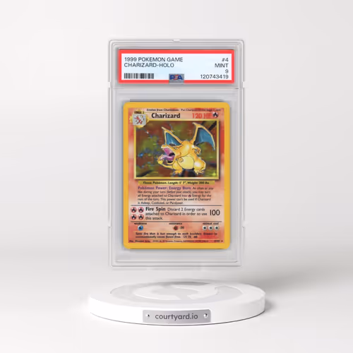 1999 Pokémon Game #4 Charizard - Holo (PSA 9 MINT)