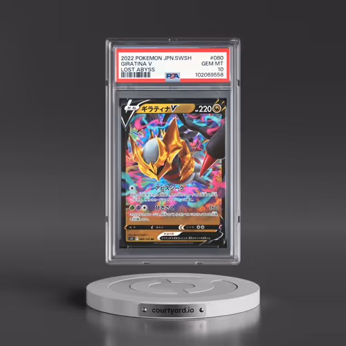 2022 Pokémon Sword & Shield Lost Abyss #080 Giratina V - Holo (PSA 10 GEM MINT)
