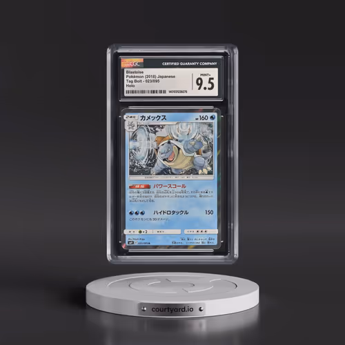 2018 Tag Bolt #023/095 Blastoise - Holo (CGC 9.5 MINT+)