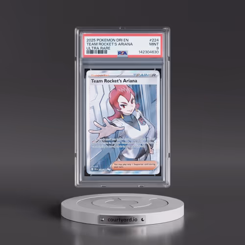 2025 Pokémon Dri EN-Destined Rivals #224 Team Rocket's Ariana - Ultra Rare (PSA 9 MINT)