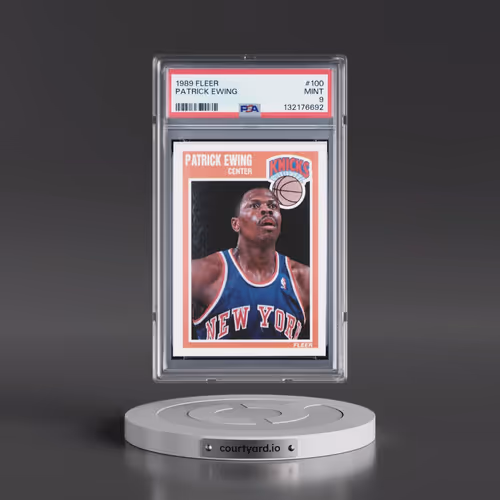1989 Fleer #100 Patrick Ewing (PSA 9 MINT)