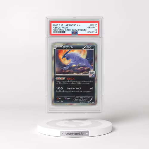 2016 Pokémon XY Promo #XY-P Absol - Holo Pokemon Card Gym (PSA 10 GEM MINT)
