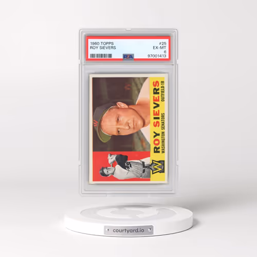 1960 Topps #25 Roy Sievers (PSA 6 EX-MT)