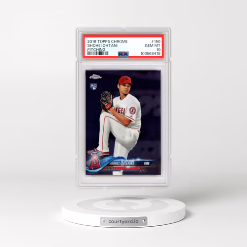 2018 Topps Chrome #150 Shohei Ohtani - Pitching (PSA 10 GEM MINT)