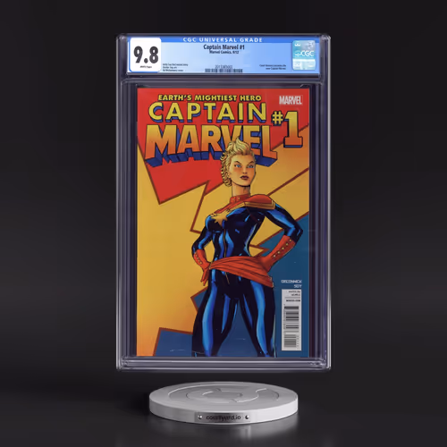 Captain Marvel #1 CGC 9.8 White Pages (Marvel Comics, 9/12) - Universal