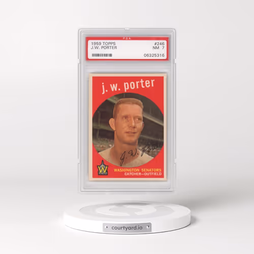 1959 Topps #246 J.W. Porter (PSA 7 NM)