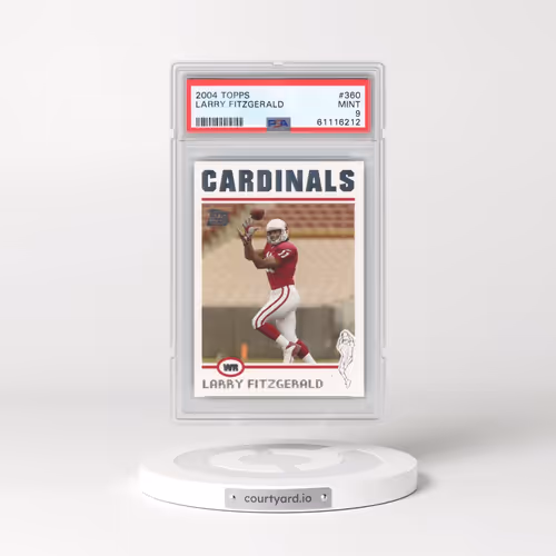 2004 Topps #360 Larry Fitzgerald (PSA 9 MINT)