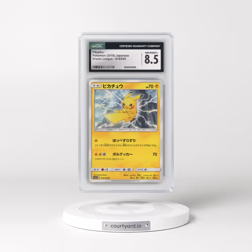 2019 Dream League #016/049 Pikachu (CGC 8.5 NM-MT+)