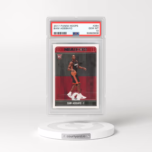 2017 Panini Hoops #264 Bam Adebayo (PSA 10 GEM MINT)