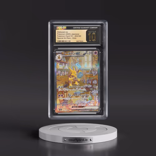 2023 Pokémon Card 151 #203/165 Alakazam ex - Special Art Rare Holo (CGC 10 PRISTINE)