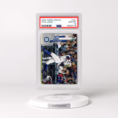 2020 Topps Update #U21 Kyle Lewis (PSA 10 GEM MINT)