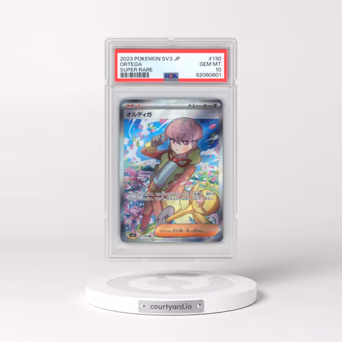 2023 Pokémon SV3-Ruler of the Black Flame #130 Ortega - Super Rare (PSA 10 GEM MINT)