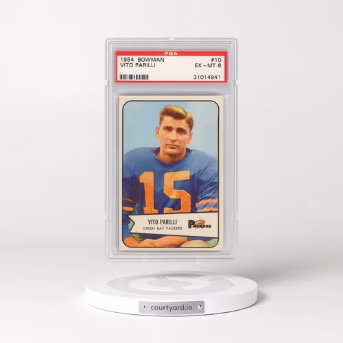 1954 Bowman #10 Vito Parilli (PSA 6 EX-MT)